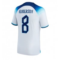 Anglicko Jordan Henderson #8 Domáci futbalový dres MS 2022 Krátky Rukáv